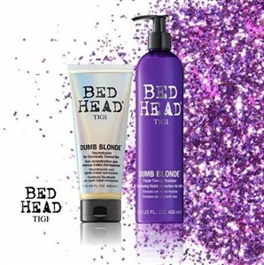 Bộ gội xả Tigi Dumb blonde dành cho tóc nhuộm tông màu lạnh.